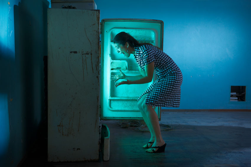 Head in a freezer Taller de fotografía off camera flash en Montevideo Marcelo Isarrualde